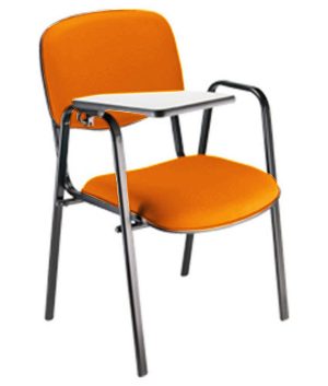 Cadeira Escolar Universitária para Auditórios Linha Hotel Laranja