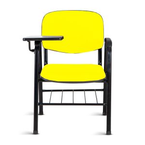 Cadeira Escolar Universitária para Auditórios Linha Hotel Amarelo