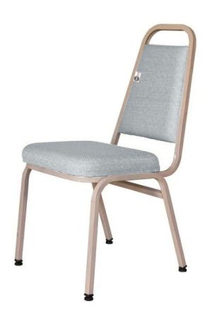 Cadeira Empilhável para Hotelaria Linha Hotel Jersey Cinza