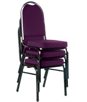03 Cadeiras para Hotel e Auditório Linha Hotel Roxo