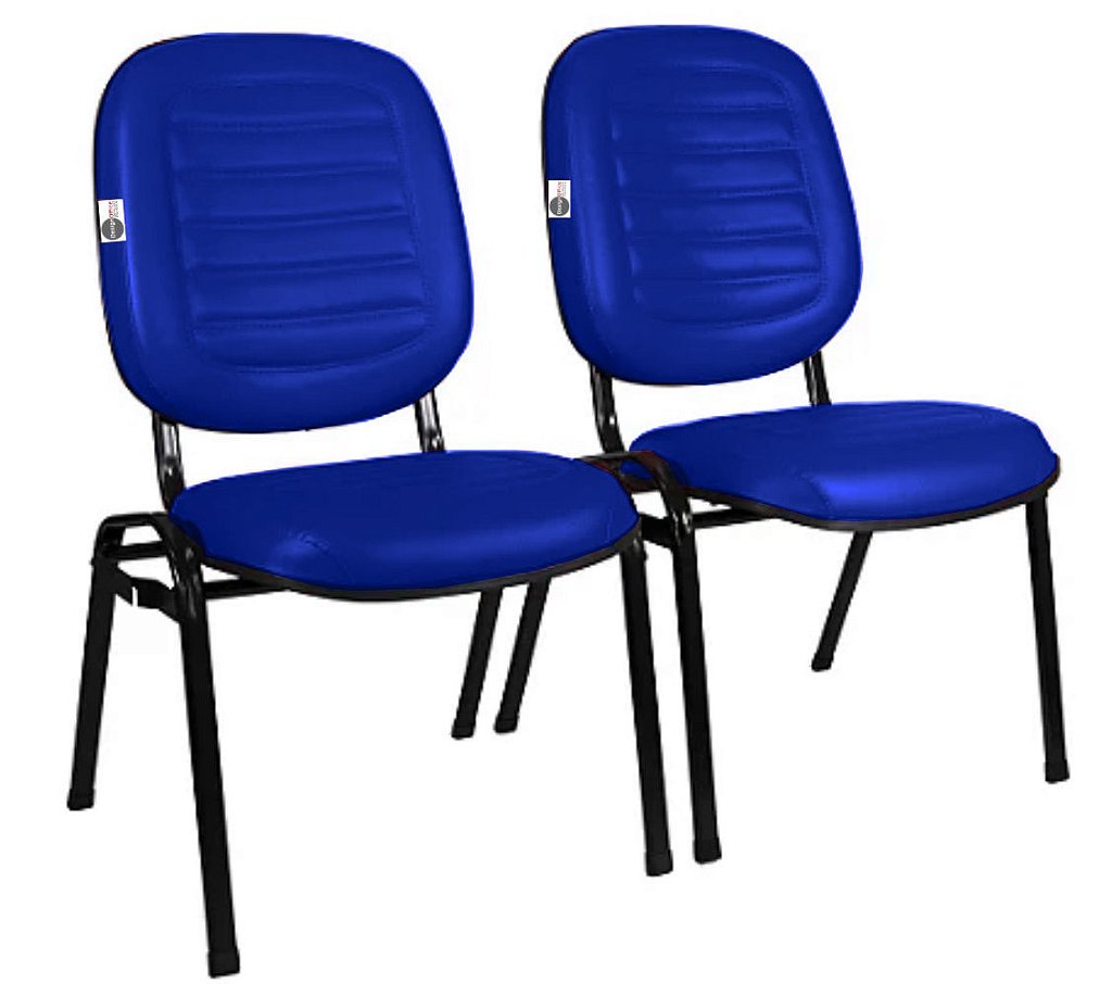 Cadeira Empilhável para Igrejas Evangélicas Linha Holy Azul - Imagem 6