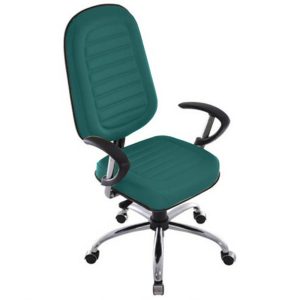Cadeira para Escritório Presidente Gomada Linha Blenda Verde