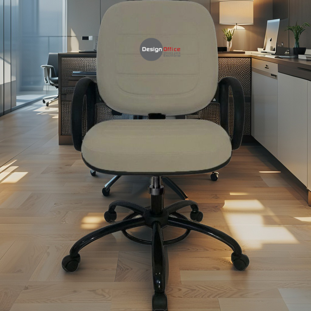 Cadeira que Suporta até 250kg Giratória para Obesos e Porteiros, ideal para Escritório e Portaria de Prédios e Condomínios - Imagem 8