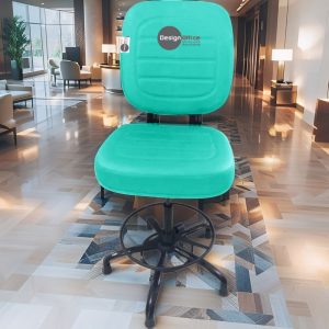 Cadeira Caixa Alta que Suporta até 250kg para Porteiros e Obesos, ideal para Portaria de Prédios e Condomínios