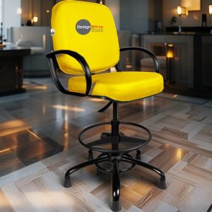 Cadeira Caixa Alta que Suporta até 250kg para Porteiros e Obesos, ideal para Portaria de Prédios e Condomínios