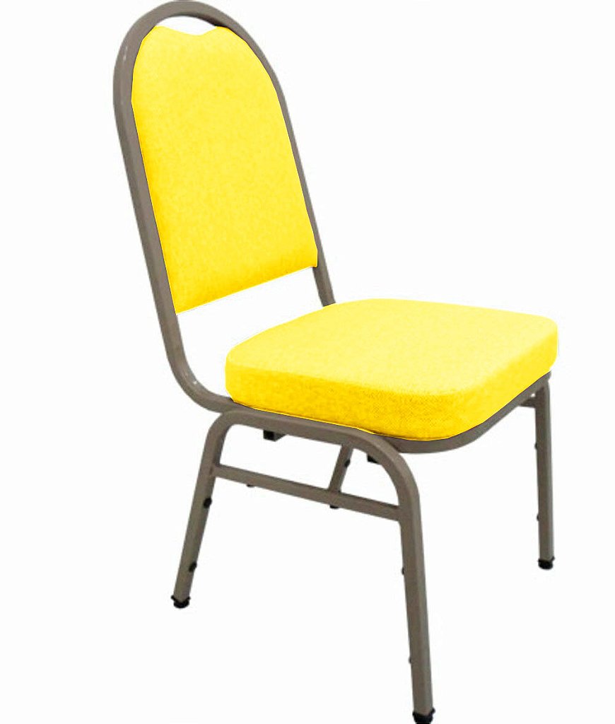 Cadeira para Hotel e Auditórios Linha Hotel Amarelo