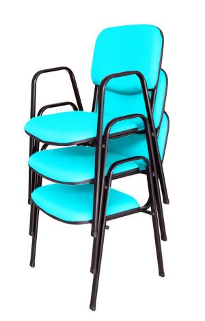 03 Cadeiras para Auditórios Linha Hotel Auditório Verde