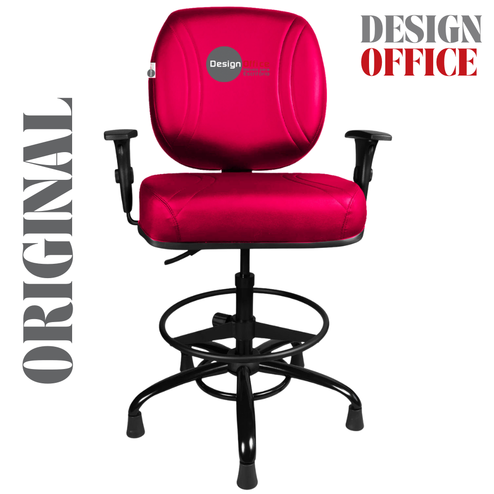 Cadeira Caixa Alta que Suporta até 250kg para Porteiros e Obesos, ideal para Portaria de Prédios e Condomínios - Imagem 4