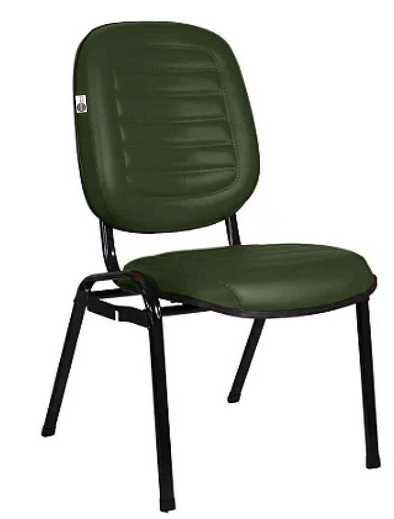 02 Cadeiras Empilhável para Igrejas Evangélicas Linha Holy Verde - Imagem 8