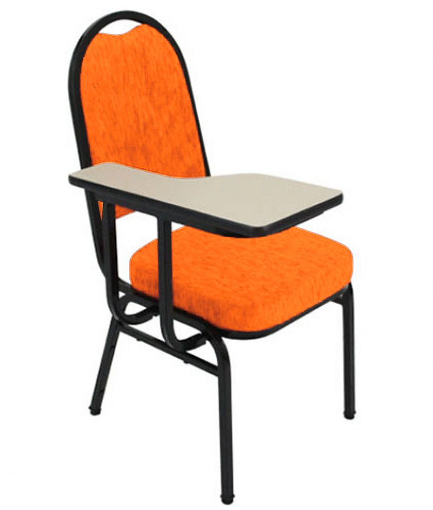 Cadeira Universitária para Auditório Linha Hotel Laranja