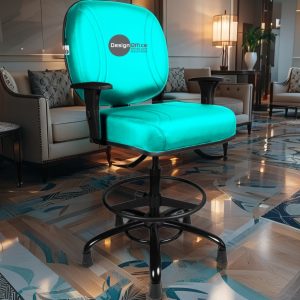 Cadeira Caixa Alta que Suporta até 250kg para Porteiros e Obesos, ideal para Portaria de Prédios e Condomínios