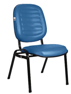 Cadeira Empilhável para Igrejas Evangélicas Linha Holy Azul