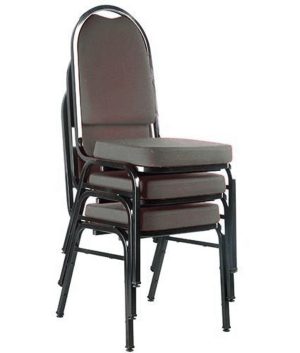 03 Cadeiras para Hotel e Auditório Linha Hotel Cinza