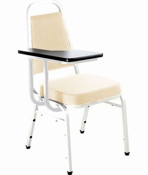 Cadeira Universitária Empilhável Linha Hotel Plus Bege