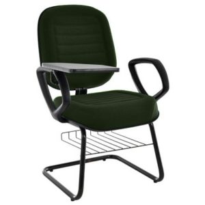 Cadeira Escolar Universitária com prancheta para Escolas e Faculdades Linha Blenda Verde