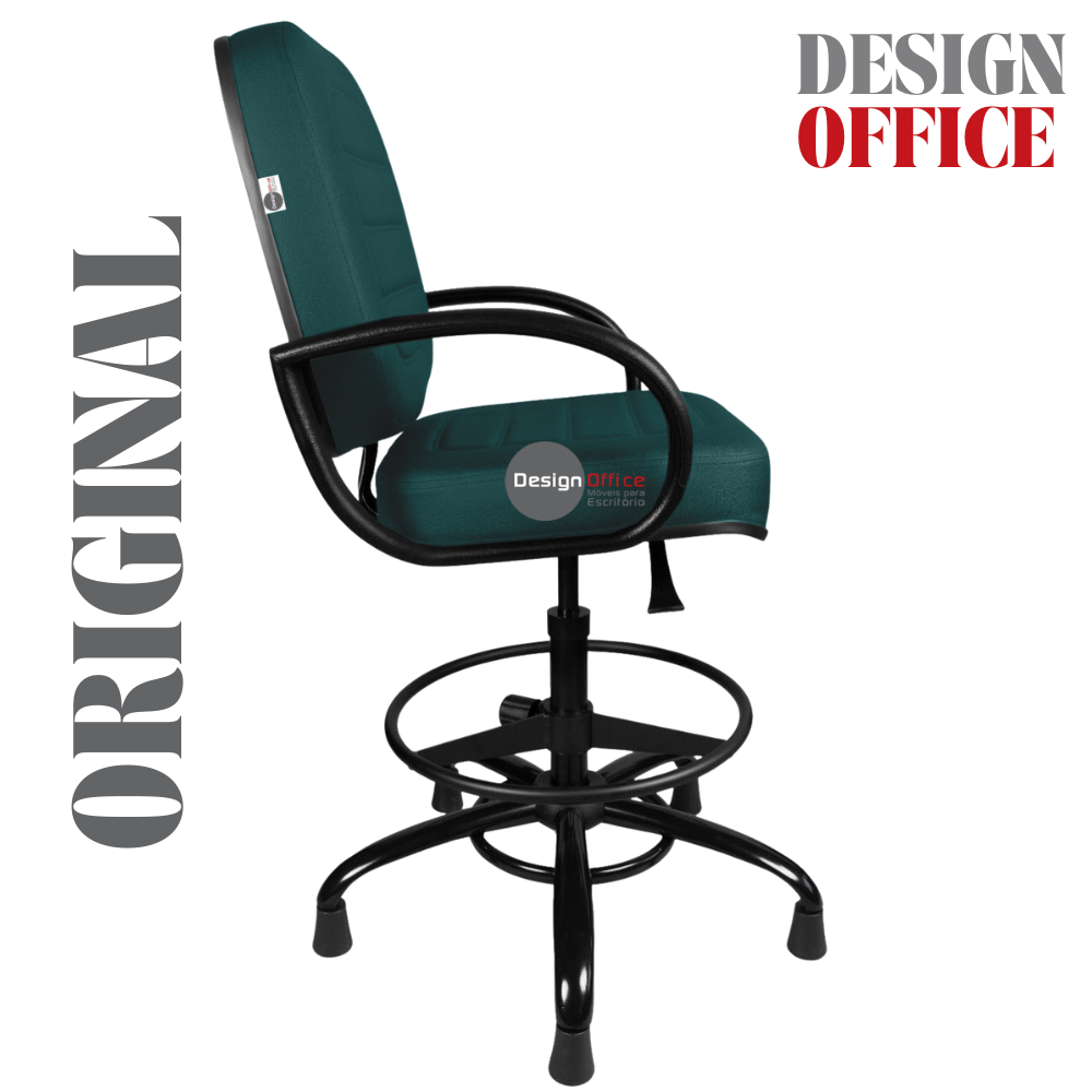 Cadeira Caixa Alta que Suporta até 250kg para Porteiros e Obesos, ideal para Portaria de Prédios e Condomínios - Imagem 5