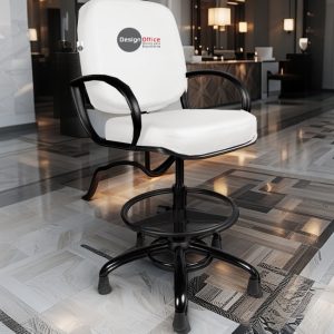 Cadeira Caixa Alta que Suporta até 250kg para Porteiros e Obesos, ideal para Portaria de Prédios e Condomínios