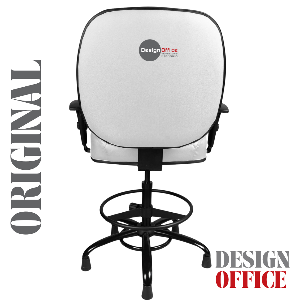 Cadeira Caixa Alta que Suporta até 250kg para Porteiros e Obesos, ideal para Portaria de Prédios e Condomínios - Imagem 6