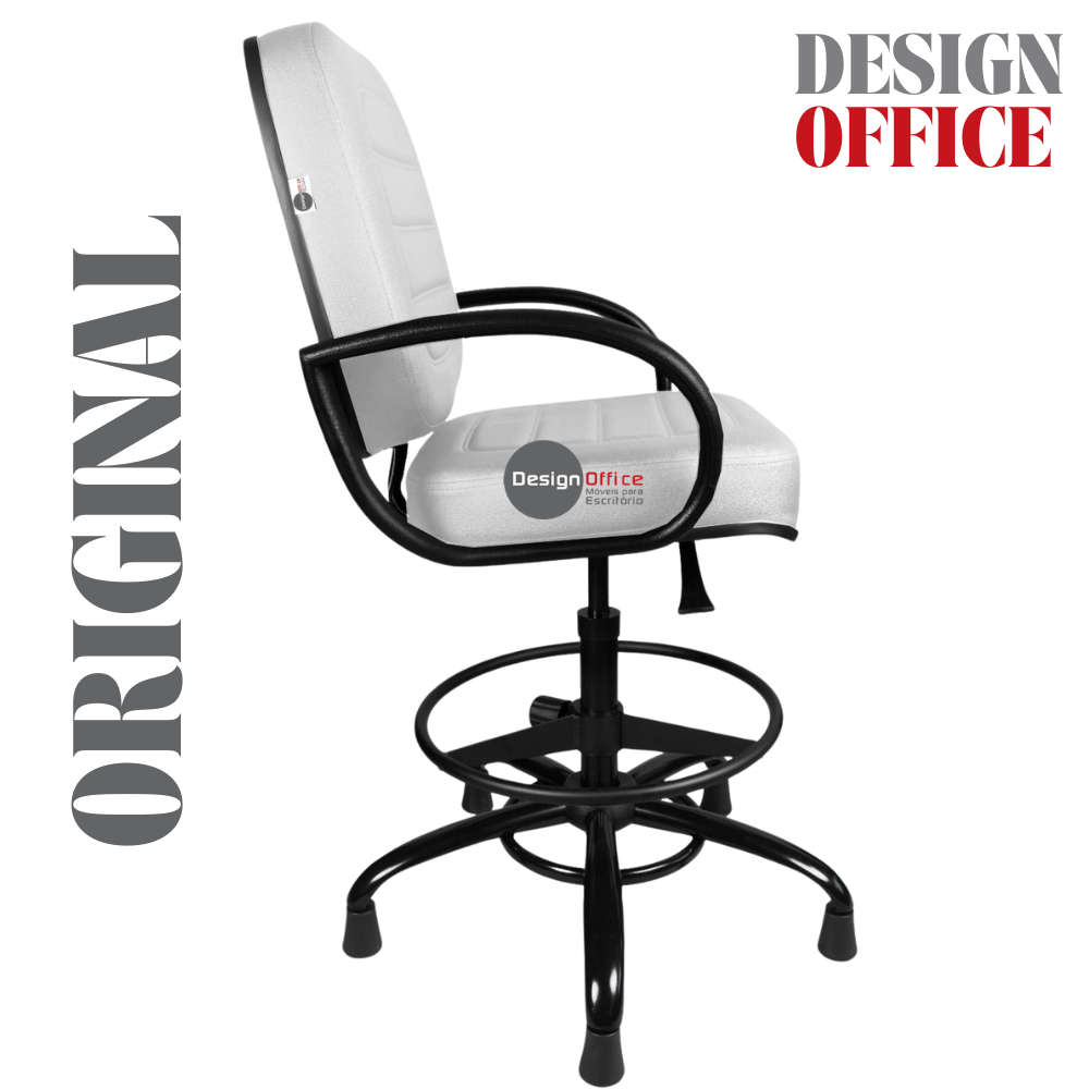 Cadeira Caixa Alta que Suporta até 250kg para Porteiros e Obesos, ideal para Portaria de Prédios e Condomínios - Imagem 5