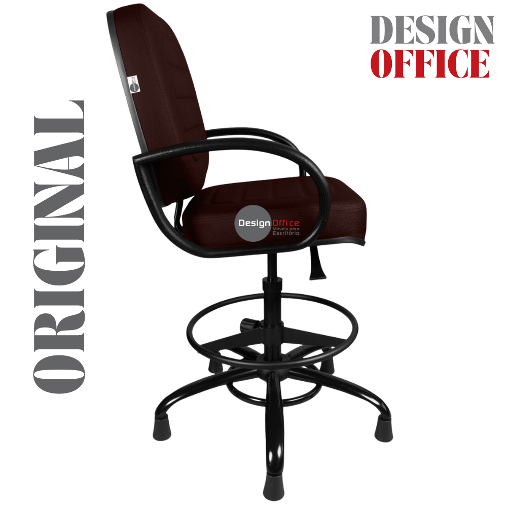 Cadeira Caixa Alta que Suporta até 250kg para Porteiros e Obesos, ideal para Portaria de Prédios e Condomínios - Imagem 5