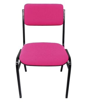 Cadeira Empilhável para Auditórios Linha Hotel Smart Rosa