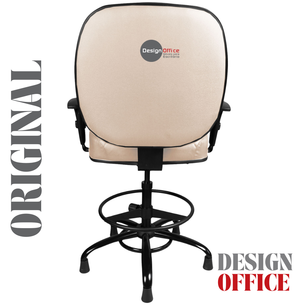 Cadeira Caixa Alta que Suporta até 250kg para Porteiros e Obesos, ideal para Portaria de Prédios e Condomínios - Imagem 6