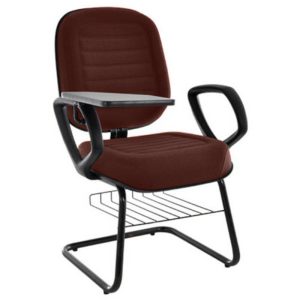 Cadeira Escolar Universitária com prancheta para Escolas e Faculdades Linha Blenda Vermelho