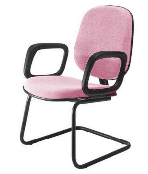 Cadeira para Igrejas Evangélicas Diretor Interlocutor para Escritório Linha Uno Rosa