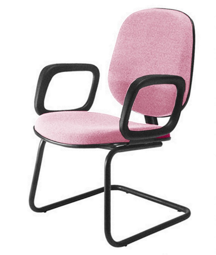 Cadeira para Igrejas Evangélicas Diretor Interlocutor para Escritório Linha Uno Rosa