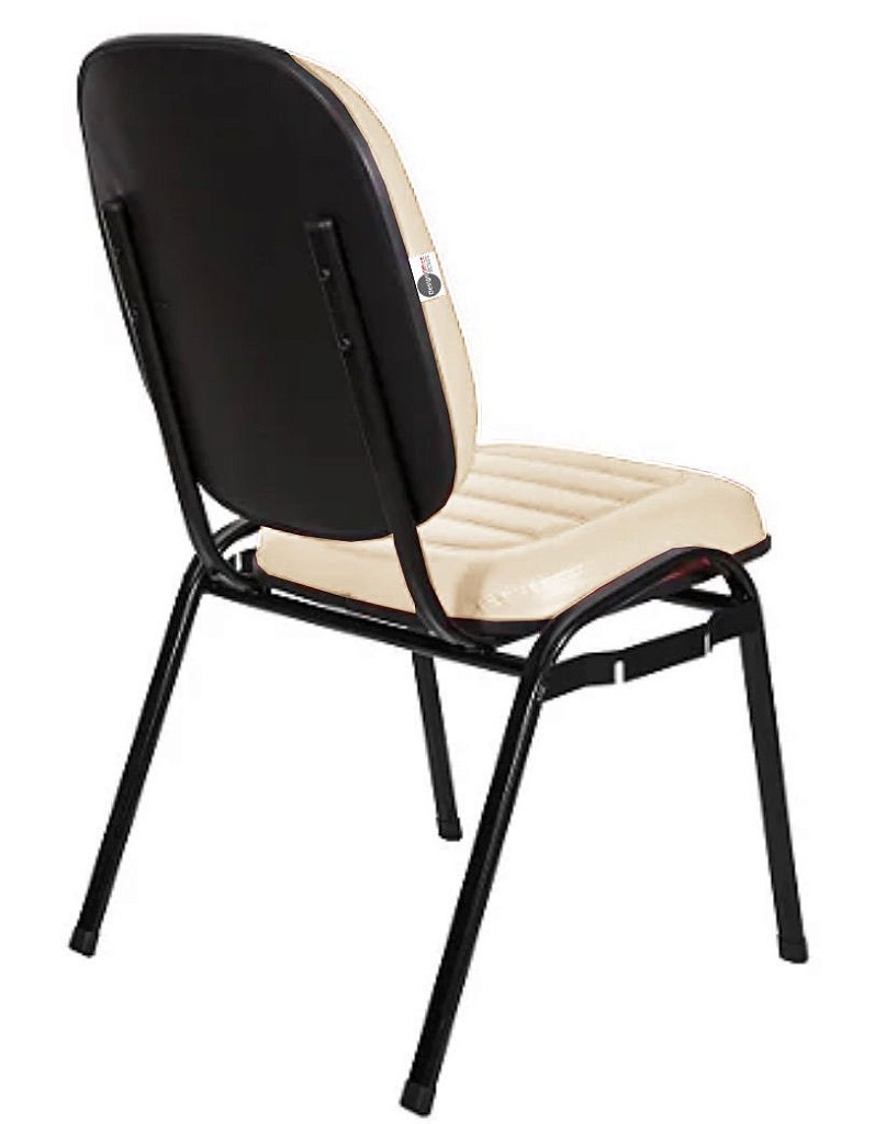 Cadeira Empilhável para Igrejas Evangélicas Linha Holy Bege - Imagem 3