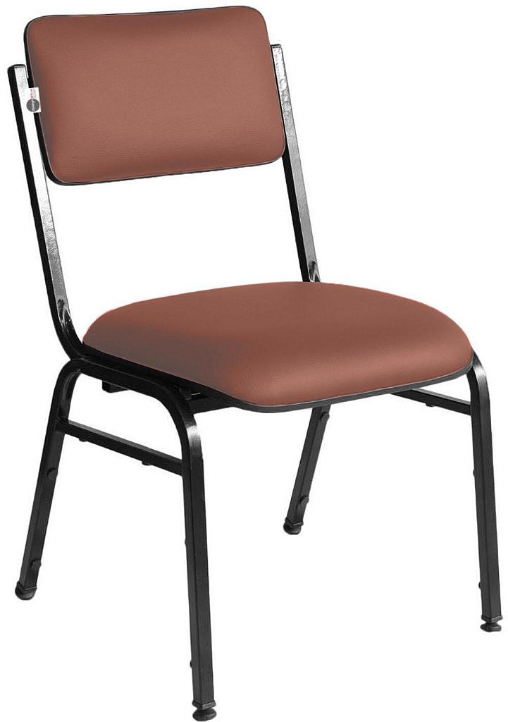 Kit com 3 Cadeiras para Auditórios Linha Hotel Smart Vermelho - Imagem 3