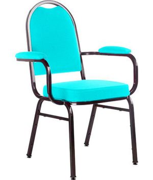 Cadeira com braços para Auditórios Linha Hotel Verde