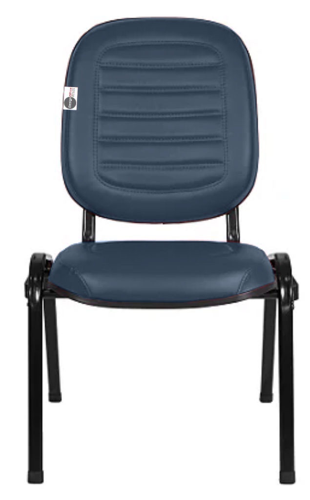 02 Cadeiras Empilhável para Igrejas Evangélicas Linha Holy Azul - Imagem 7