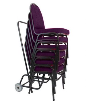 06 Cadeiras para Hotel e Auditório Linha Hotel Roxo