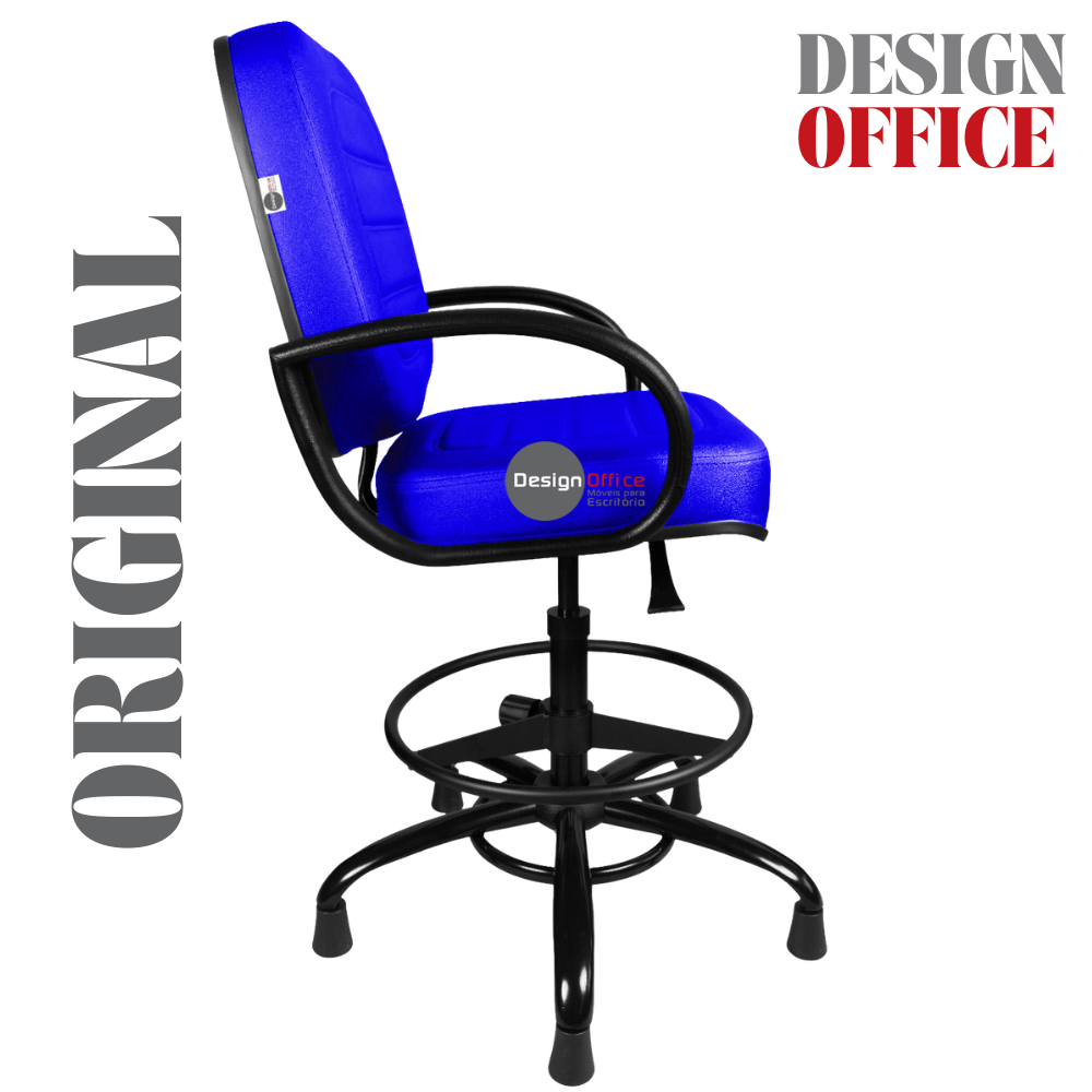 Cadeira Caixa Alta que Suporta até 250kg para Porteiros e Obesos, ideal para Portaria de Prédios e Condomínios - Imagem 5