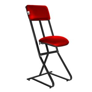 Banqueta para Seguranças, Vigilantes e Vigias Linha Security Vermelho