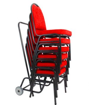 06 Cadeiras para Hotel e Auditório Linha Hotel Vermelho