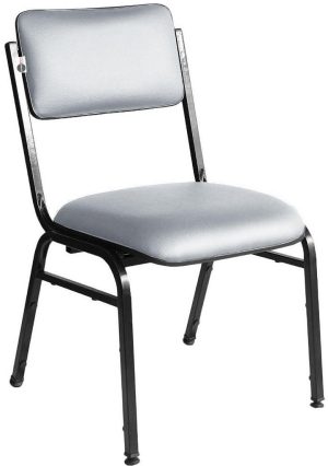 Cadeira Empilhável para Auditórios Linha Hotel Smart Cinza
