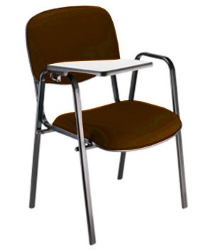 Cadeira Escolar Universitária para Auditórios Linha Hotel Marrom