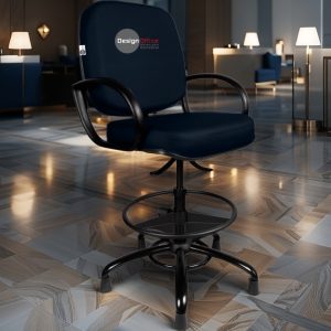 Cadeira Caixa Alta que Suporta até 250kg para Porteiros e Obesos, ideal para Portaria de Prédios e Condomínios