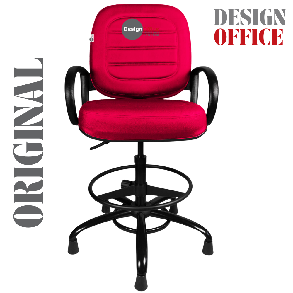 Cadeira Caixa Alta que Suporta até 250kg para Porteiros e Obesos, ideal para Portaria de Prédios e Condomínios - Imagem 4