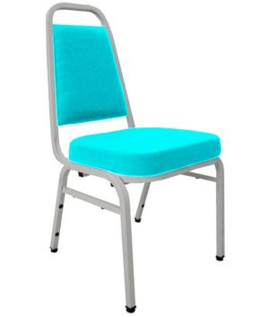 Cadeira Empilhável para Auditórios Linha Hotel Plus Verde