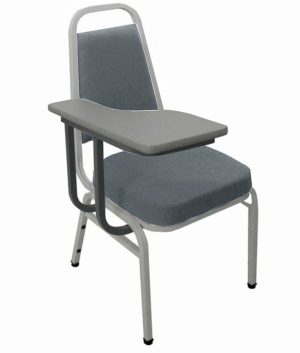 Cadeira Universitária Empilhável Linha Hotel Plus Cinza