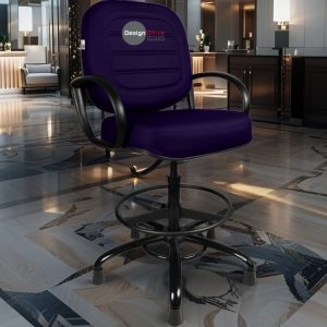 Cadeira Caixa Alta que Suporta até 250kg para Porteiros e Obesos, ideal para Portaria de Prédios e Condomínios