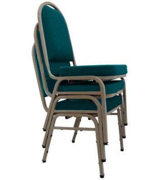 03 Cadeiras para Hotel e Auditório Linha Hotel Verde