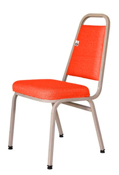 Cadeira Empilhável para Hotelaria Linha Hotel Jersey Vermelho