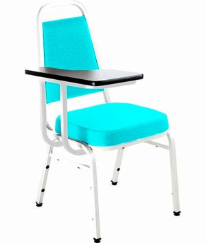 Cadeira Universitária Empilhável Linha Hotel Plus Verde