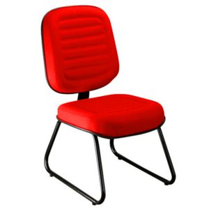 Cadeira Diretor para Auditório e Salas de Convenções Gomada Linha Blenda Vermelho