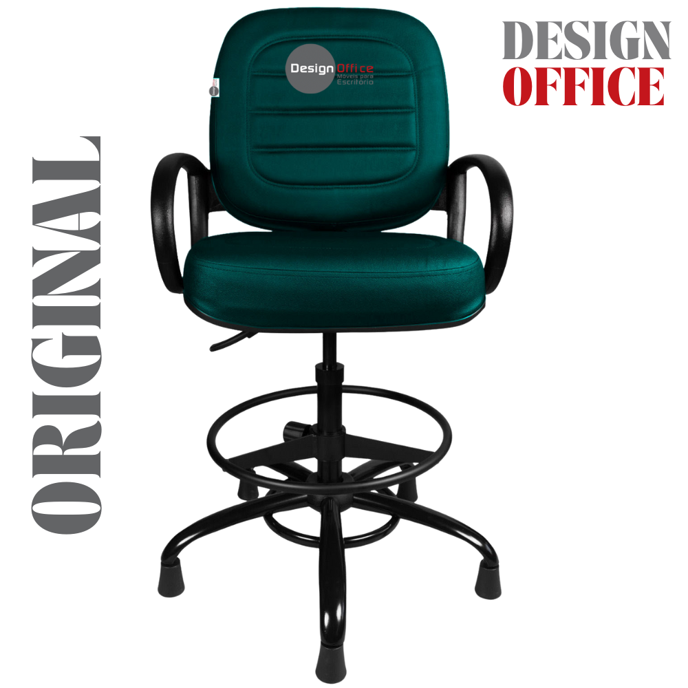 Cadeira Caixa Alta que Suporta até 250kg para Porteiros e Obesos, ideal para Portaria de Prédios e Condomínios - Imagem 4