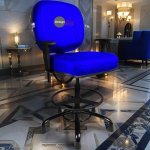 Cadeira Caixa Alta que Suporta até 250kg para Porteiros e Obesos, ideal para Portaria de Prédios e Condomínios